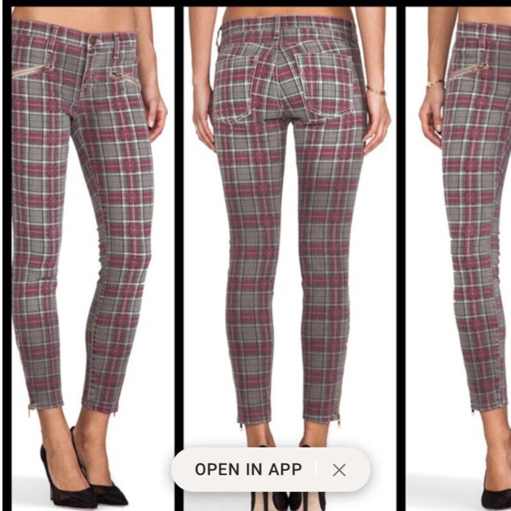 Current Elliot SoHo Zip Stiletto Skinny Jean